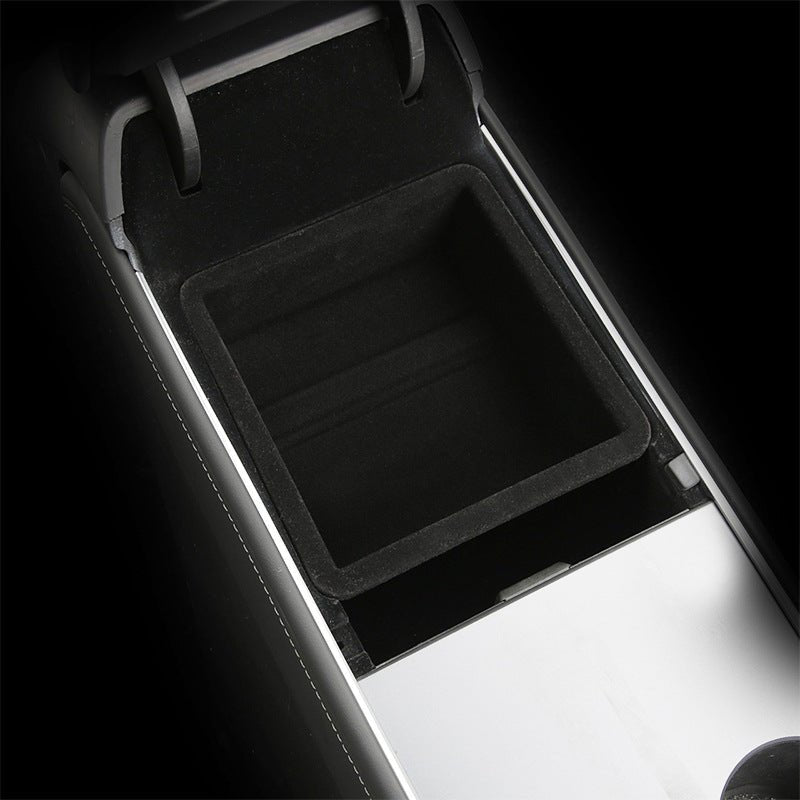 Silikon-Konsole Armlehne Box Untere Aufbewahrung sbox für Tesla 2024 Model  3 Hochland