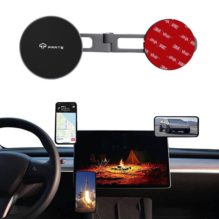 MagSafe charger phone holder with screen surround for Tesla Model 3 and  Model Y