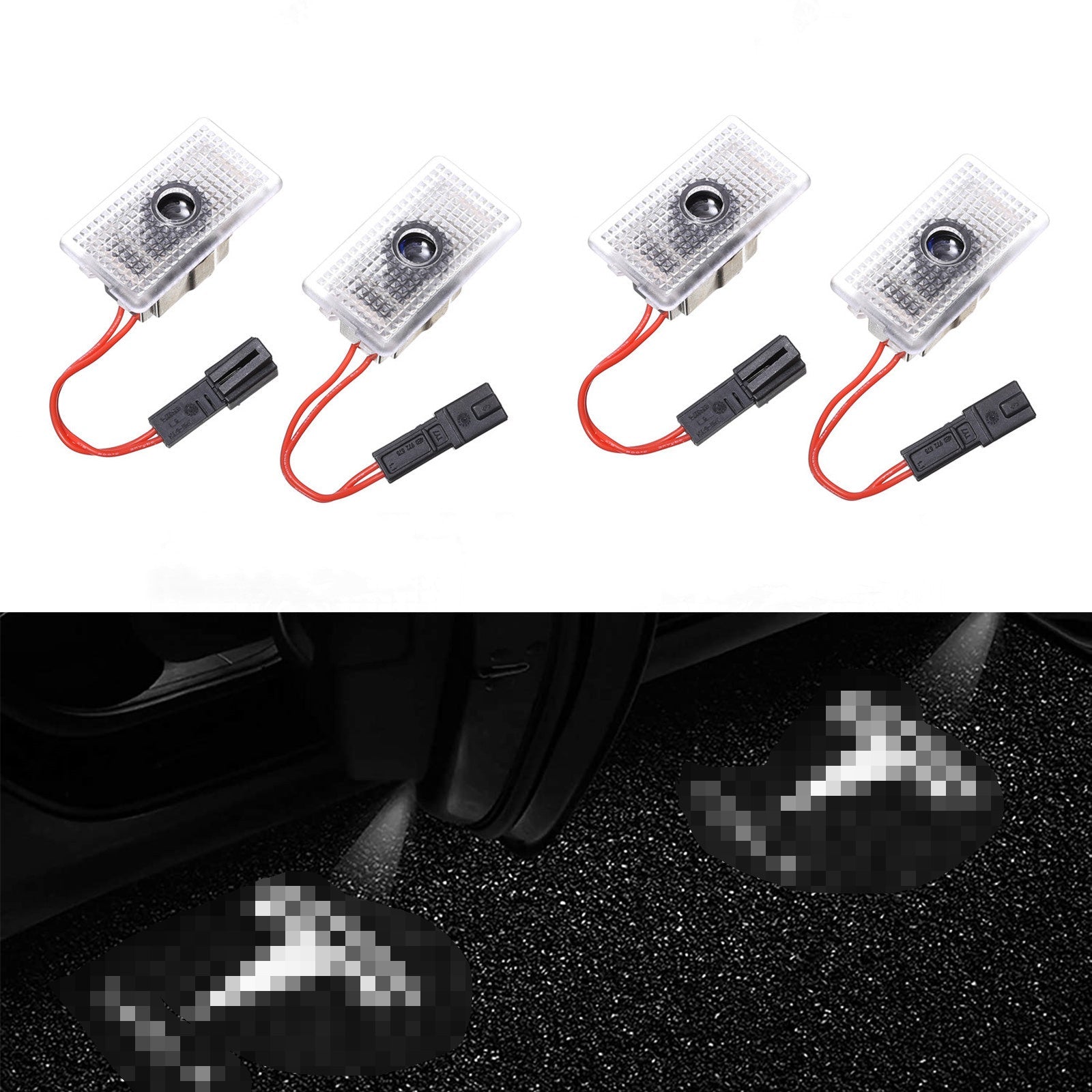 Yougalando Never Fade Car Door Lights Logo Projector for Tesla Puddle  Lights LED Compatible with 2016-2023 Model 3/Y/S/X Accessories Ultra-Bright  Step
