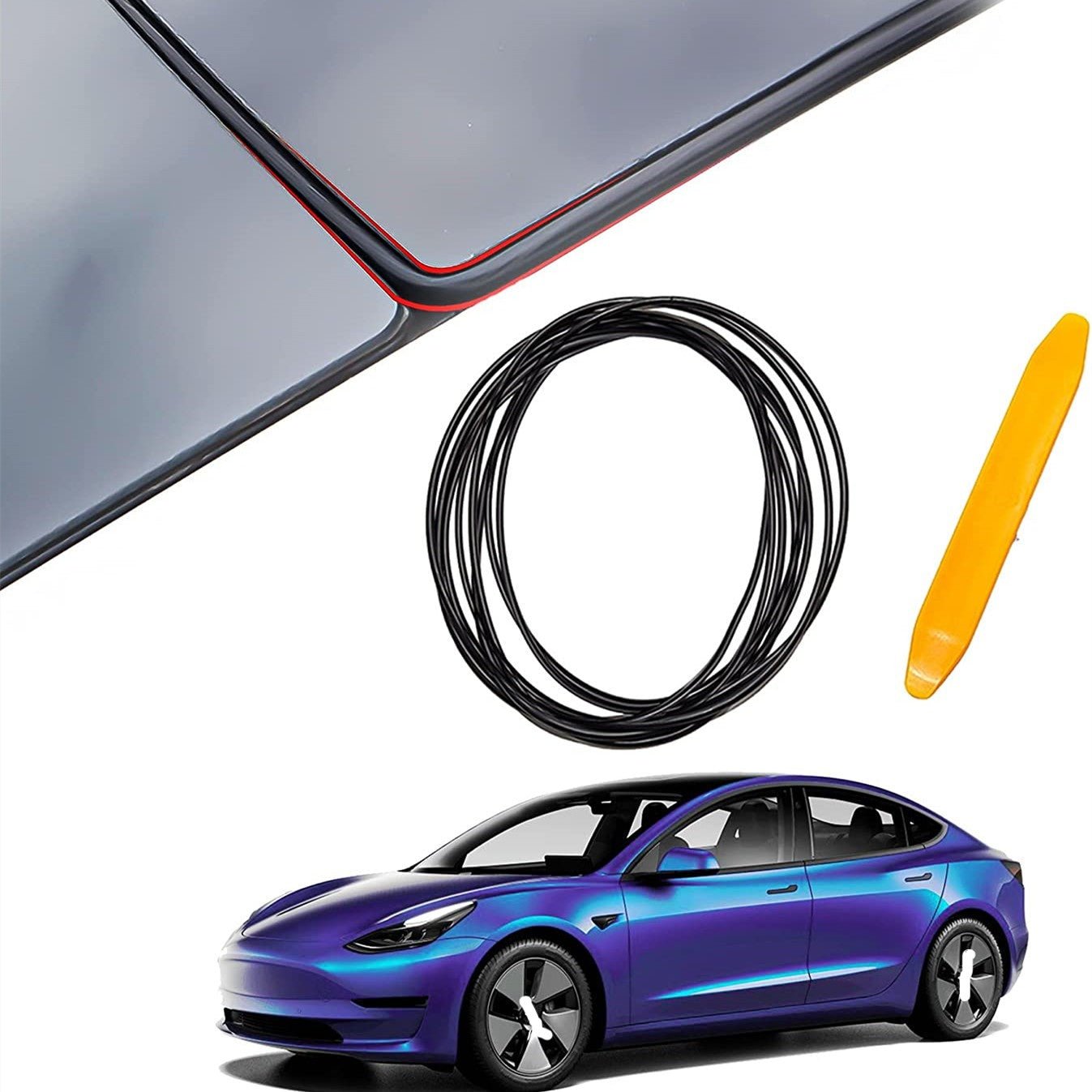 Custom Fit for Tesla Model Y Car Cover 2020-2023 Waterproof All Weather  Protection Full Exterior Cover Rain Snow Protection with Charging Port