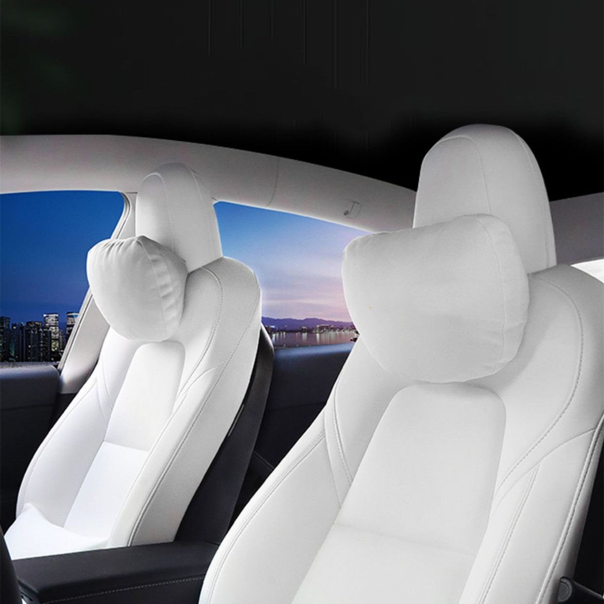 For Tesla Model Y Model 3 Car Seat Headrest Neck Pillow Model S