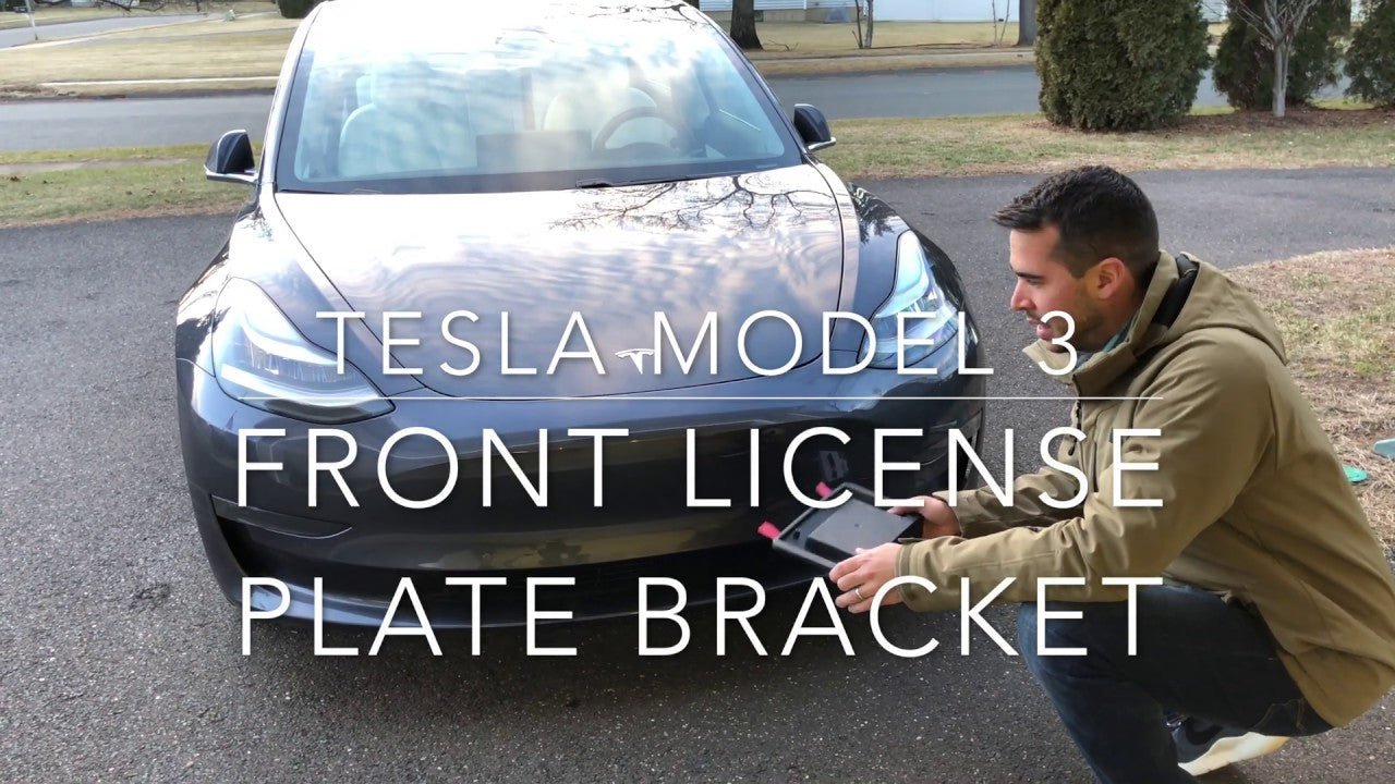 A Guide to Installing a Front License Plate on Your Tesla Model 3 - Tesery Official Store