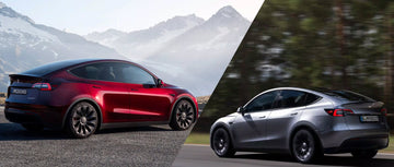 Enhancing Your Tesla Model Y with Quicksilver and Midnight Cherry Red - Tesery Official Store