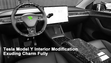 Tesla Model Y Interior Modification, Exuding Charm Fully