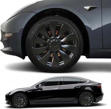 19' Cyclone P Edition Wheel Covers til Tesla Model 3 2017-2023.10 (4pcs)