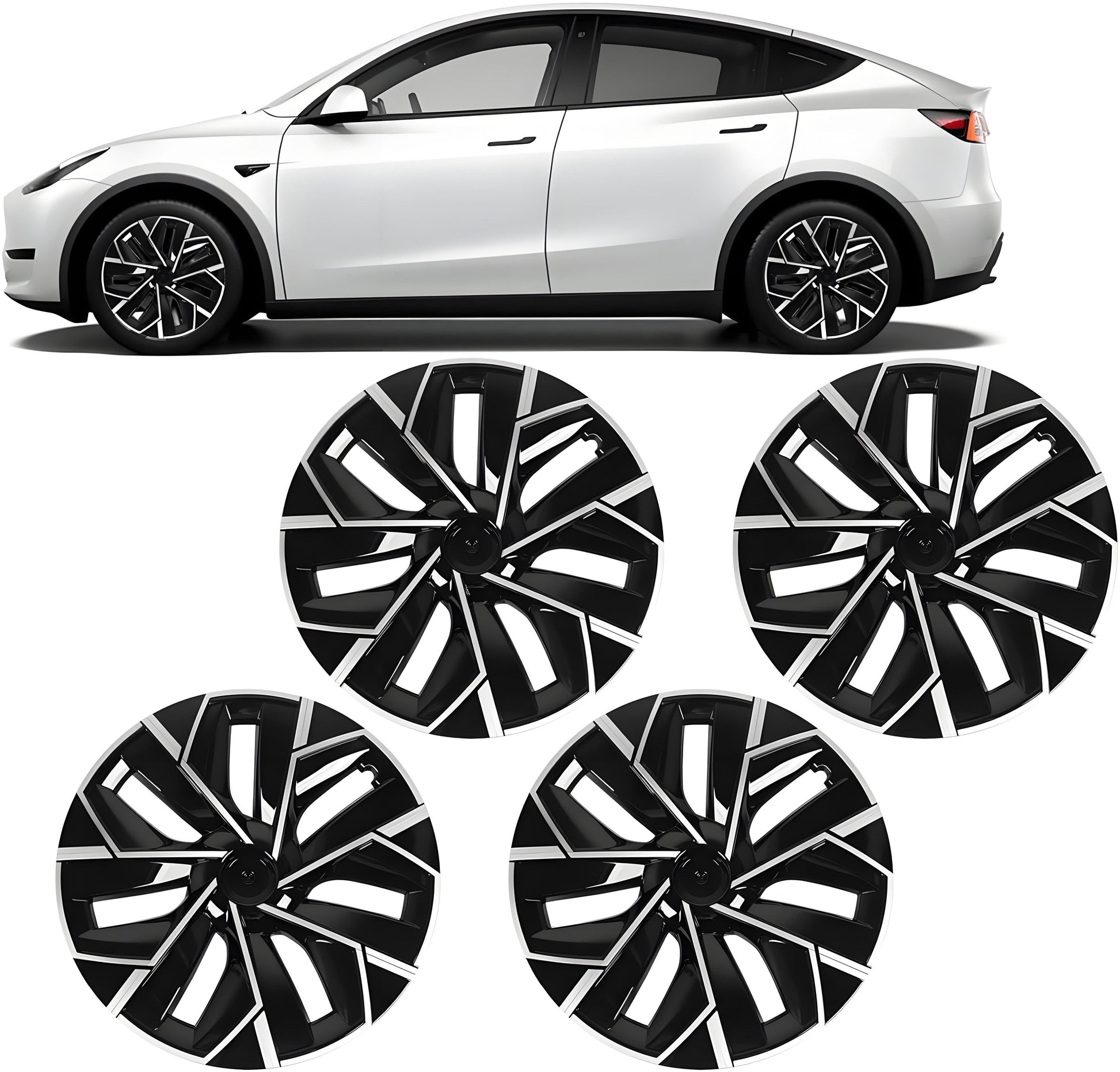 19' Trinan Wheel Covers for Tesla Model Y（4PCS) - Tesery Official Store