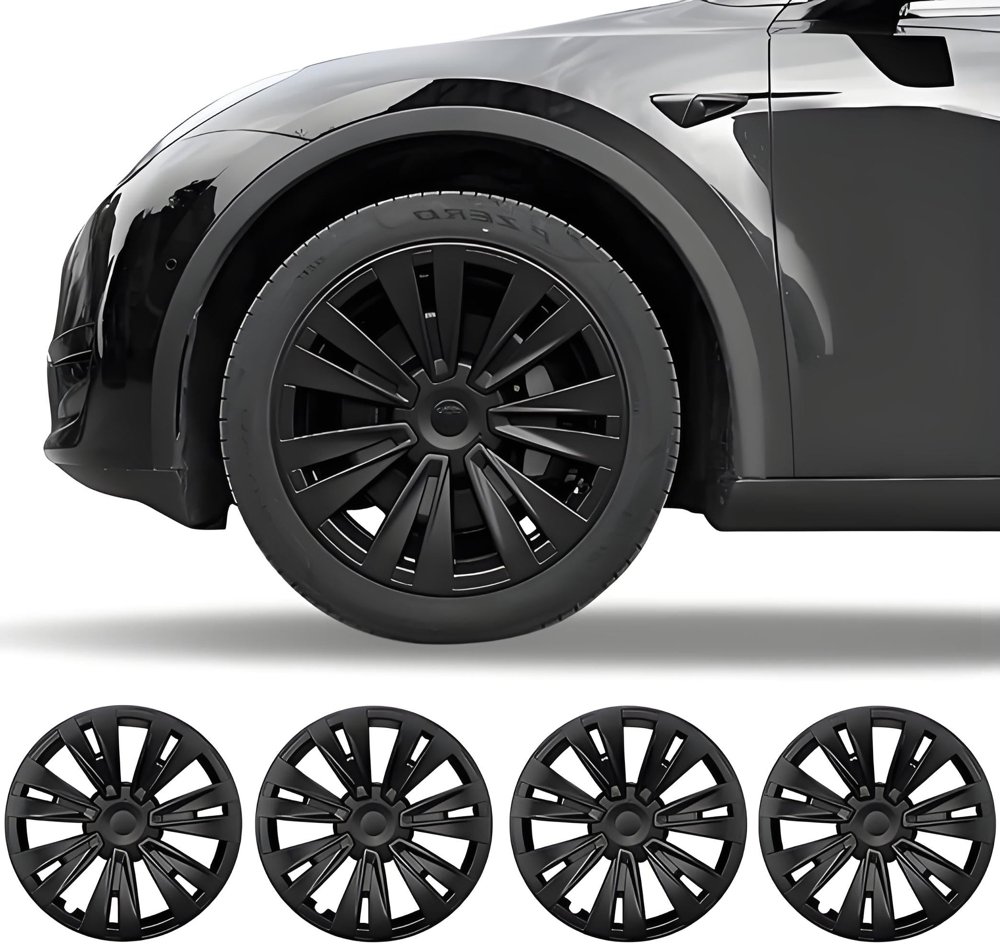 19' Turbo Wheel Cover For Tesla Model Y（4PCS） - Tesery Official Store