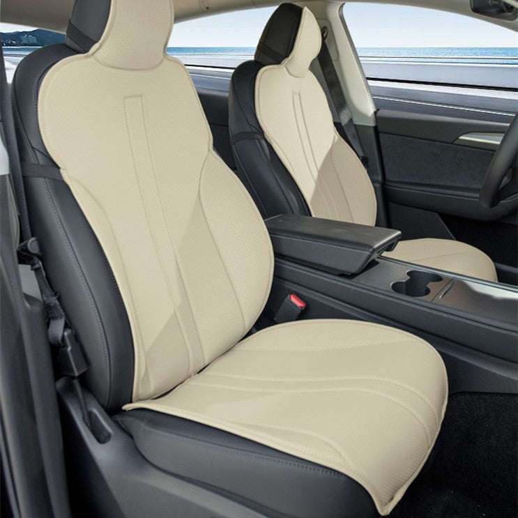 All Season Nappa Leather Seat Cover for Tesla Model 3/Y