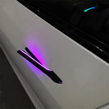 Auto presente manija de la puerta con LED para Tesla Model 3/Y (4PCS)