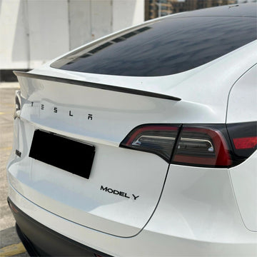 Tesery Tesla Modelo 3 / Y Spoiler Estilo OEM de Alto Desempenho - Mods Exteriores de Fibra de Carbono Seca