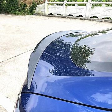 Modelo S Spoiler R-Style - Fibra de carbono moldeada real