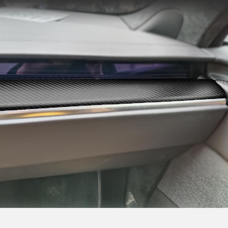 Dashboard Panel Dry Carbon Fiber Overlay for Model S/X 2021+