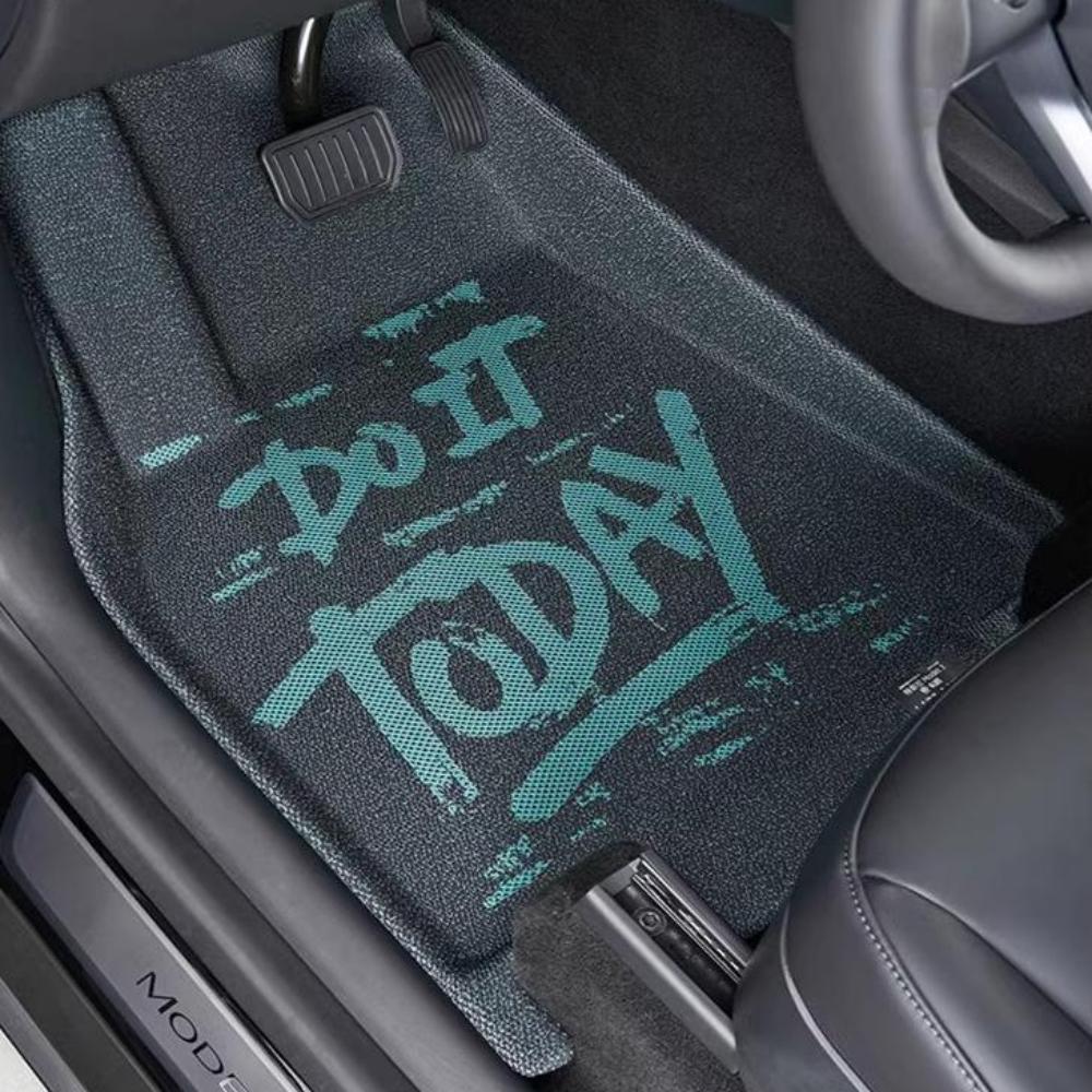 3D Velvet Floor Mats For Tesla Model 3/Y 5 - Seat - Tesery Official Store