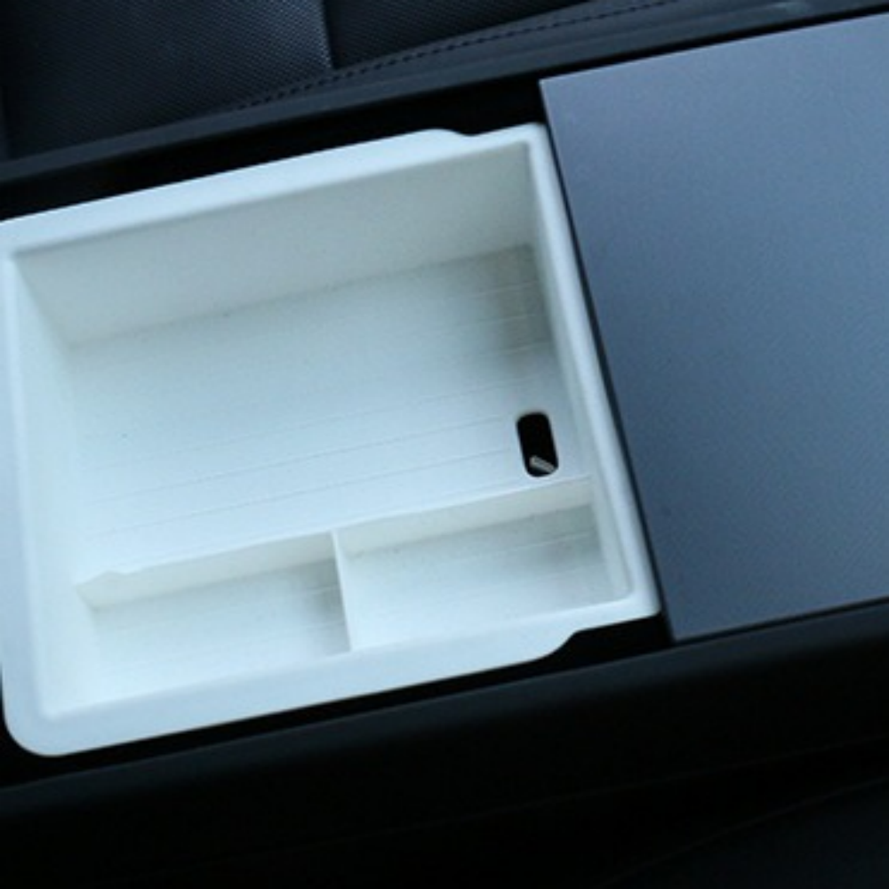 Center Armrest Storage Box Double-Layered  for Tesla Model 3 Highland