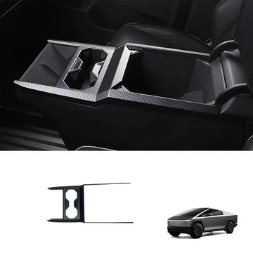 Dry Carbon Fiber Center Console Cup Holder for Cybertruck