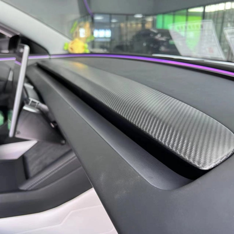 Real Carbon Fiber Dashboard for Tesla Model 3 Highland