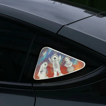 Triangle Window Ambient Light For Tesla Model 3/Y【Astronaut】