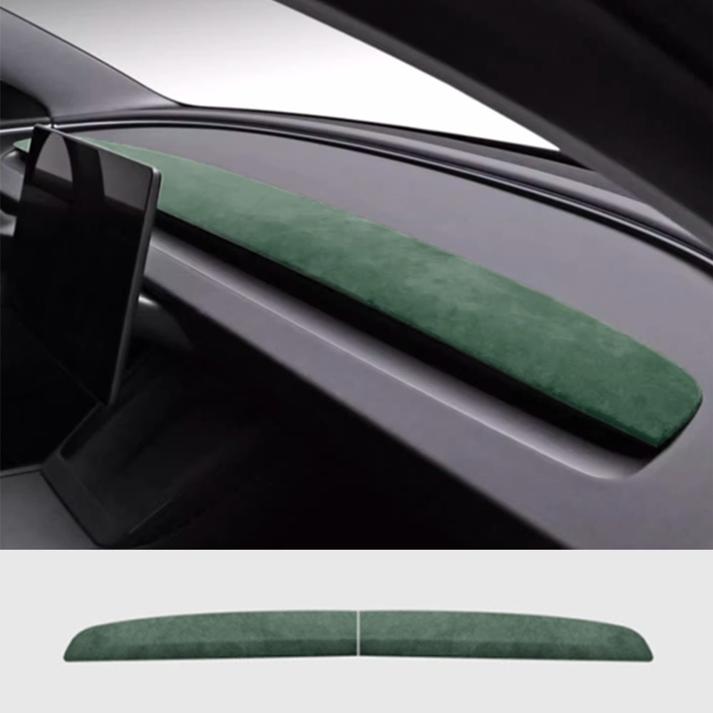 Alcantara Spliced Dash Trim for Tesla Model 3 Highland (2PCS) - Tesery Official Store