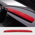 Alcantara Spliced Dash Trim for Tesla Model 3 Highland (2PCS) - Tesery Official Store