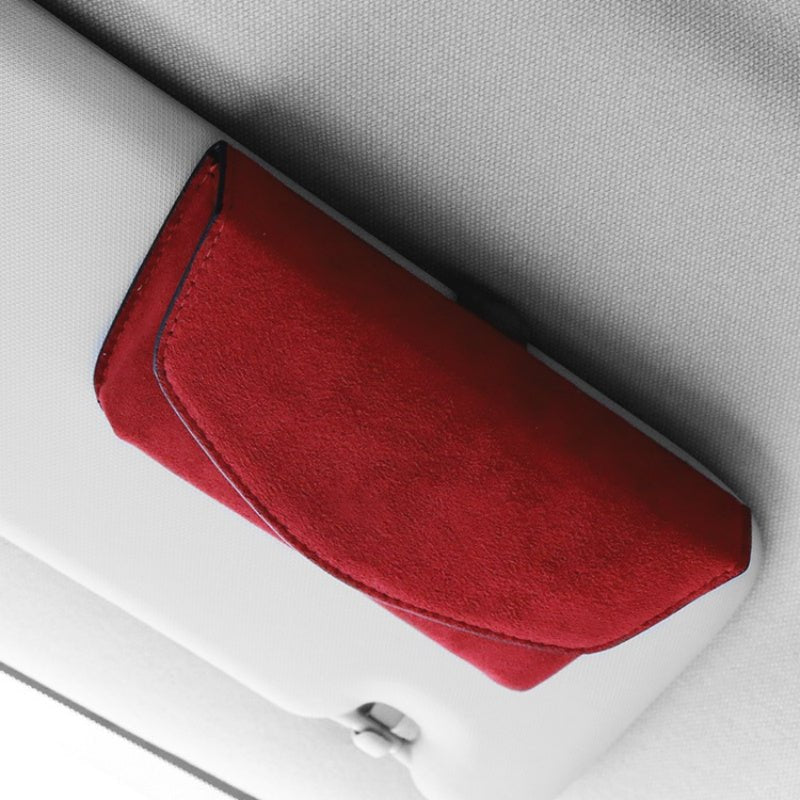 Alcantara Sun Visor Glasses Case for Tesla - Tesery Official Store