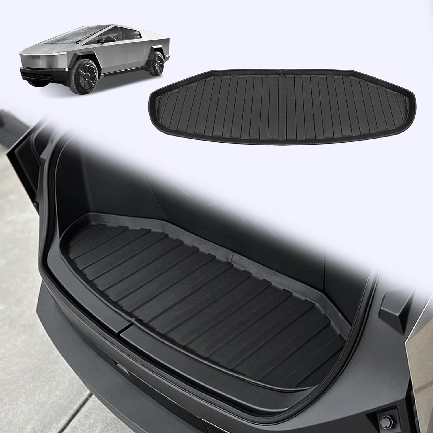 All Weather Front Rear Trunk Mats for Tesla Cybertruck - Tesery Official Store