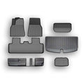 All Weather TPE Floor Mats for Tesla Model Y 7 Seats - Tesery Official Store