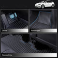 All Weather TPE Floor Mats for Tesla Model Y 7 Seats - Tesery Official Store