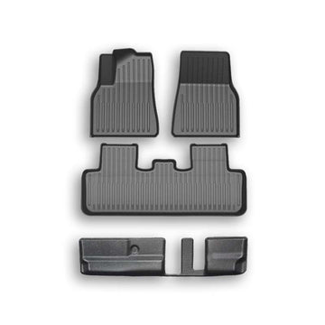 All Weather TPE Floor Mats for Tesla Model Y 7 Seats - Tesery Official Store