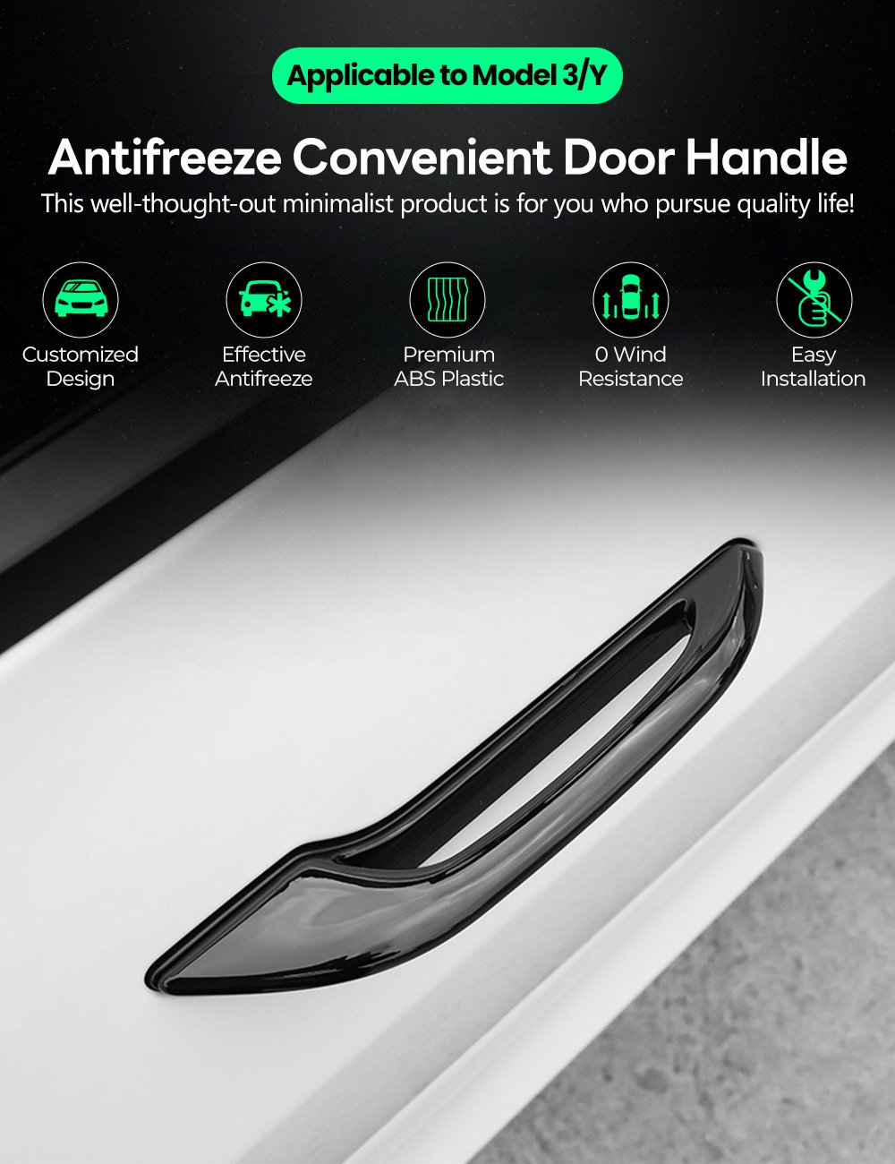 Anti - Freeze Door Handle for Tesla Model Y/3 - Tesery Official Store