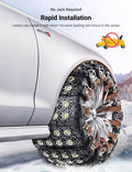 Anti - Slip Snow Chains for Tesla Model 3/Y【Style 1】 - Tesery Official Store