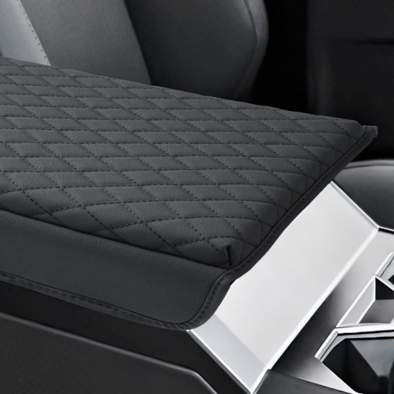 Armrest Cover with Leather Pocket for Tesla Cybertruck - Tesery Official Store