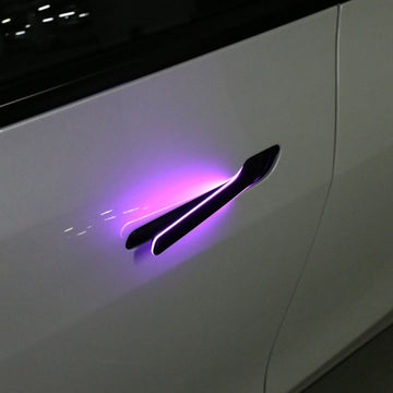 Automatisk dørhåndtag med LED til Tesla Model Y/3 (4PCS)