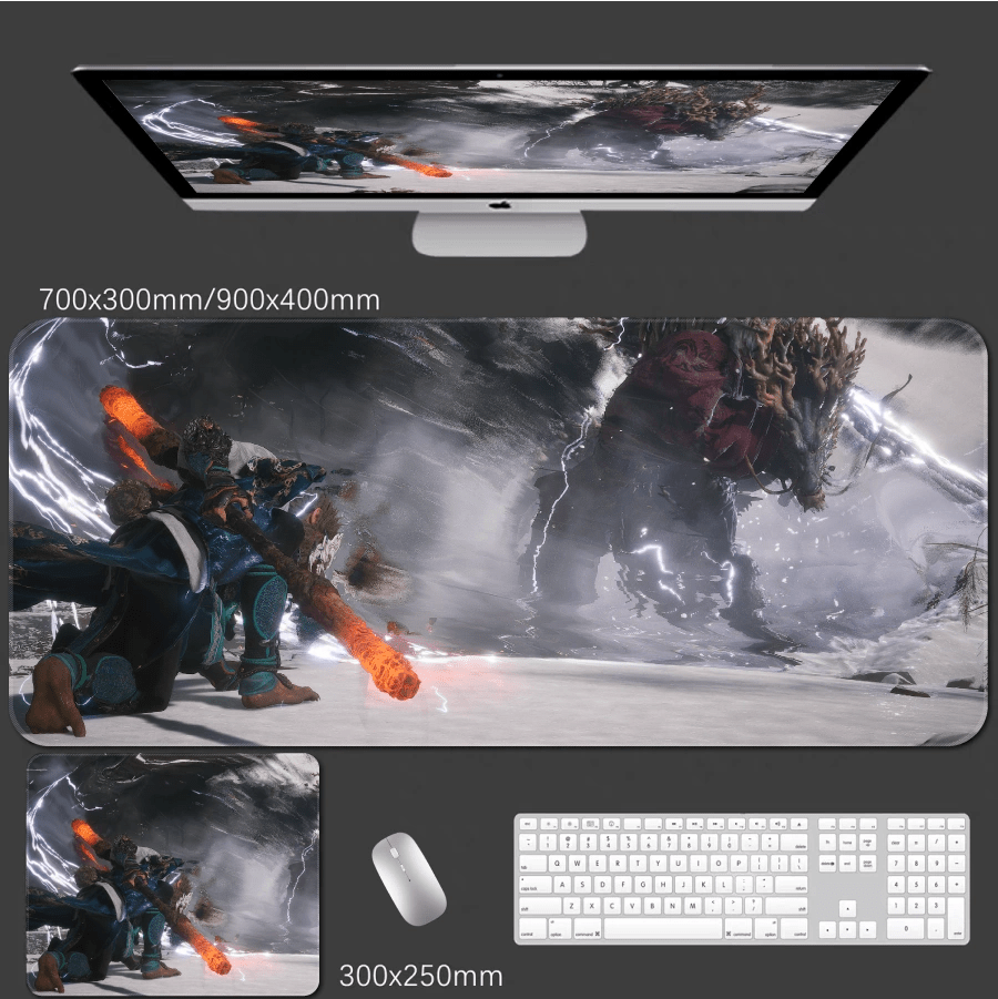 Black Myth: Wukong Desk Mouse Pad - Tesery Official Store