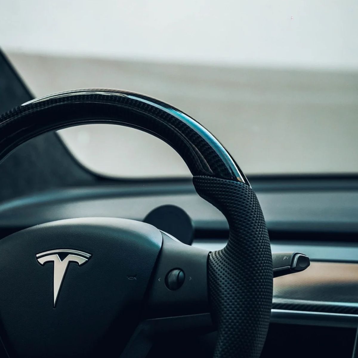 Carbon Fiber Sport Steering Wheel for Tesla Model 3 / Y 【Style 39】 - Tesery Official Store