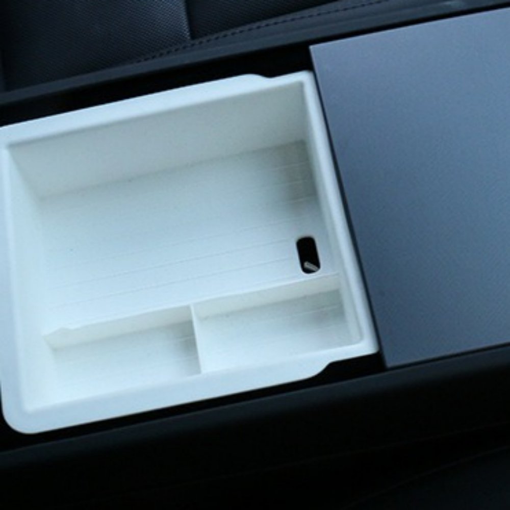 Center Armrest Storage Box Double - Layered for Tesla Model 3 Highland - Tesery Official Store