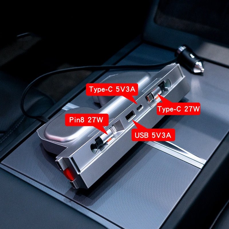 Center Console USB Hub Docking Station for Tesla Model 3 Highland - Tesery Official Store
