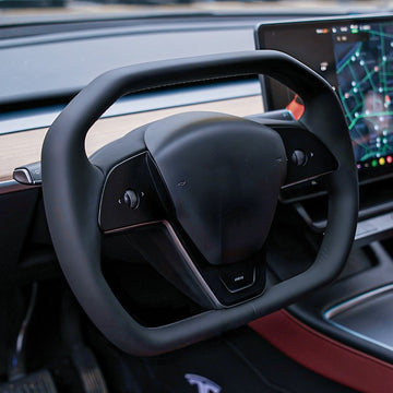 Cyber Steering Wheel for Tesla Model 3 / Y 【Cybertruck Style】