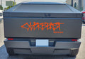 Cybertruck Tailgate Graffiti Logo Vinyl Decal - Tesery Official Store