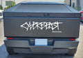 Cybertruck Tailgate Graffiti Logo Vinyl Decal - Tesery Official Store