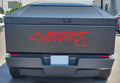 Cybertruck Tailgate Graffiti Logo Vinyl Decal - Tesery Official Store