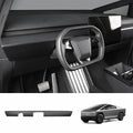 Dashboard Cover Real Carbon Fiber Trim Panel Protection for Cybertruck (2 PCS) - Tesery Official Store