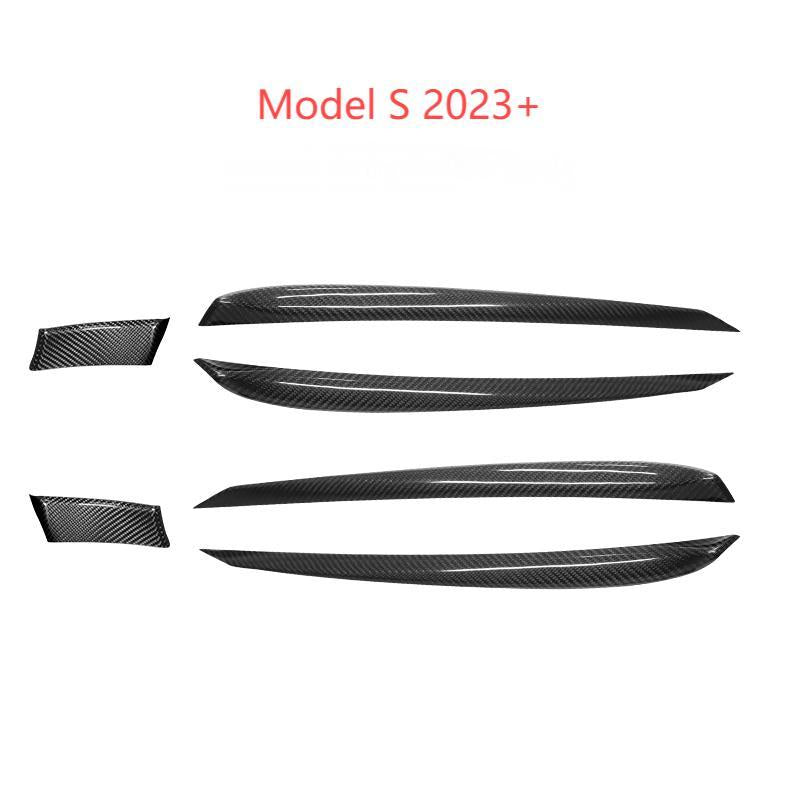 Door Trim Dry Carbon Fiber Overlay for Model S/X - Tesery Official Store