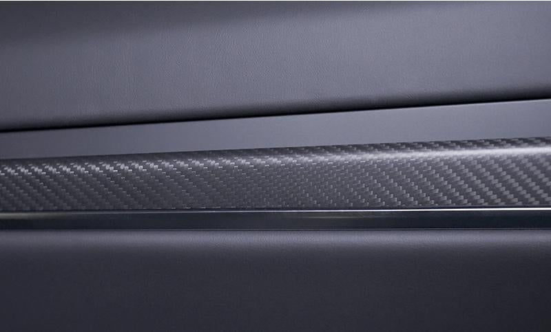 Door Trim Dry Carbon Fiber Overlay for Model S/X - Tesery Official Store