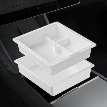 Double - Layer Center Console Tray for Tesla Model 3 Highland - Tesery Official Store