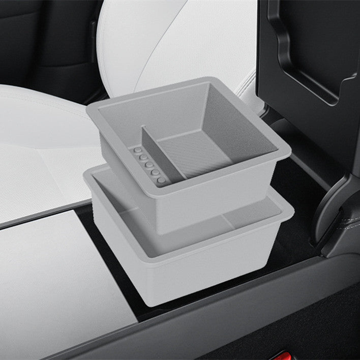 Double - Layer Center Console Tray for Tesla Model 3 Highland - Tesery Official Store