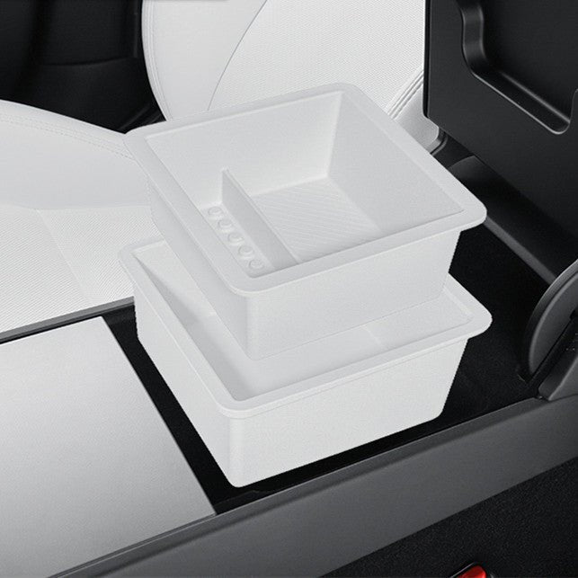 Double - Layer Center Console Tray for Tesla Model 3 Highland - Tesery Official Store