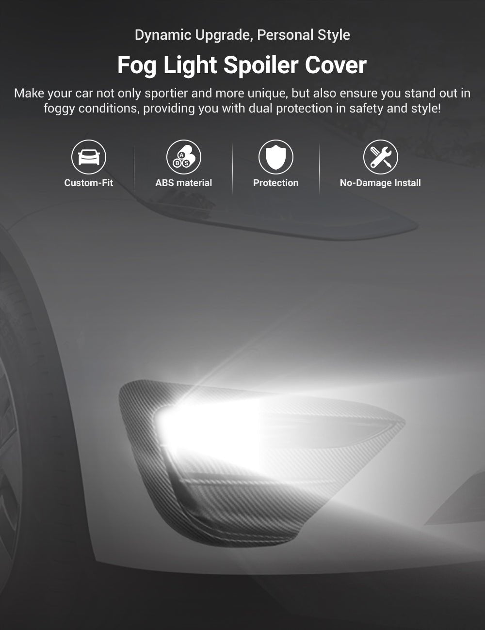 Fog Light Spoiler cover for Tesla Model Y - Tesery Official Store