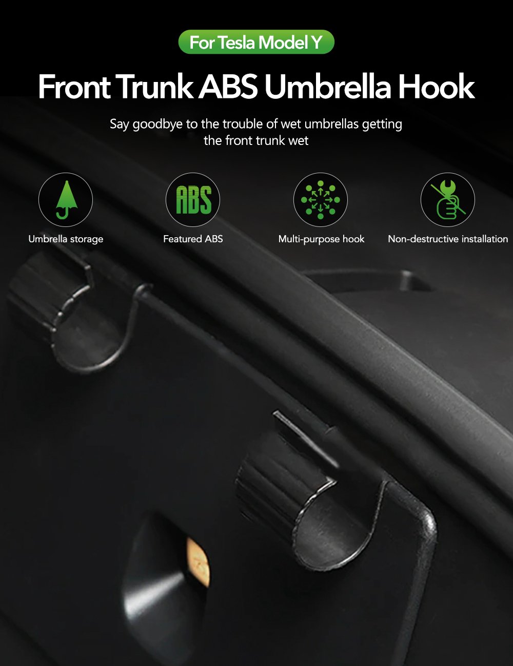 Front Trunk Hook Umbrella Hook for Tesla Model Y - Tesery Official Store