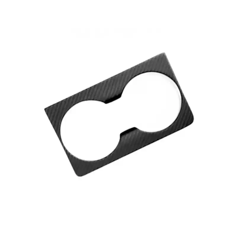 Front Water Cup Frame Dry Carbon Fiber Overlay for Model S/X 2021+ - Tesery Official Store