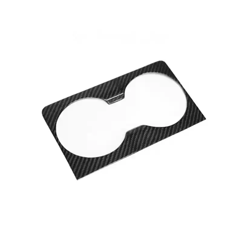 Front Water Cup Frame Dry Carbon Fiber Overlay for Model S/X 2021+ - Tesery Official Store